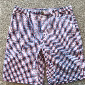 Vineyard Vines Red and Blue Flat Front Shorts